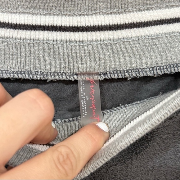 Free People Movement Match Point Set Tank Mini Skirt Women’s Size X-Small Grey - Picture 6 of 7